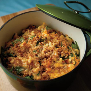 Macaroni & Cheese With Spinach and Sun-Dried Tomatoes