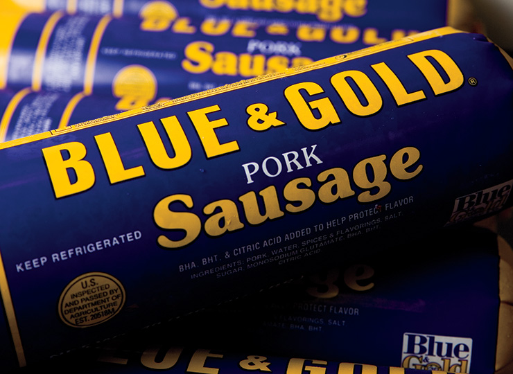 Blue And Gold Sausage 50